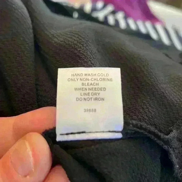 41 Hawthorn Black Sleeveless Blouse Top with Crochet Detail Size M - Picture 12 of 12